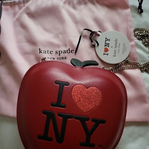 Kate Spade Red Apple Crossbody Bag - Picture 3 of 4